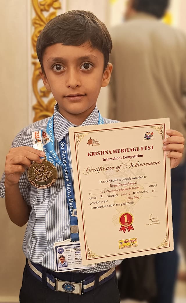  Dhyey Sampat_ Krishna Heritage Fest _1st position 