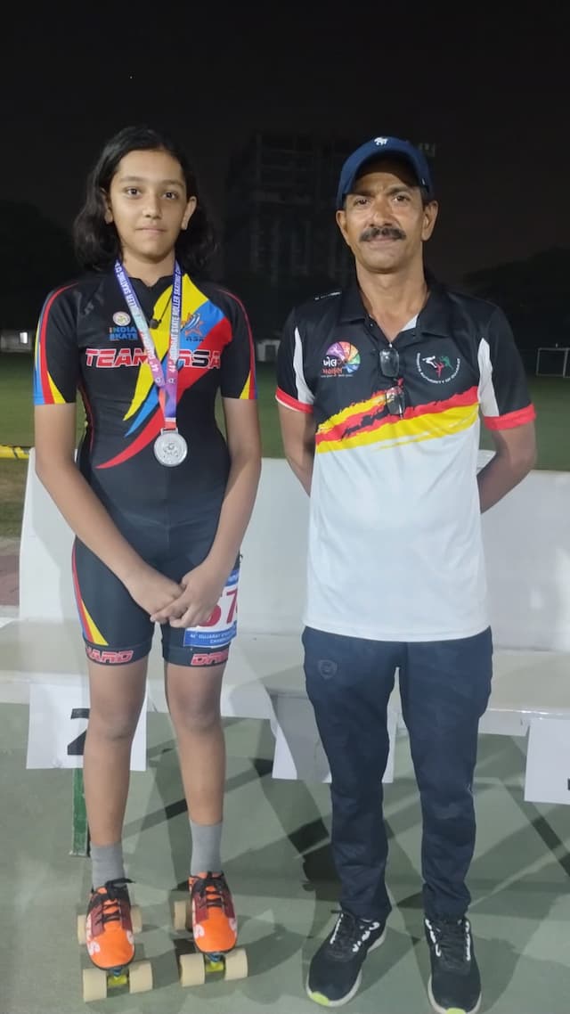 Durva Jethva- Silver Medal in RSFI STATE LEVEL COMPETITION...