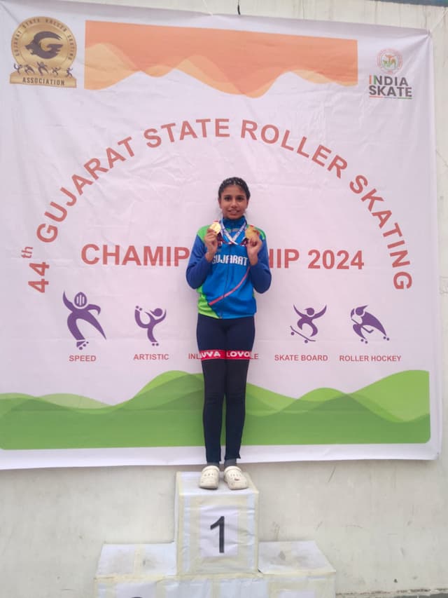 Anshita Jani -GOLD MEDAL in SPEED & CLASSIC SLALOM